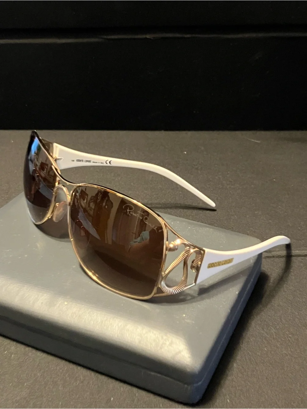 ROBERTO CAVALLI CALIPSO SUNGLASSES IN WHITE FANTASTIC CONDITION